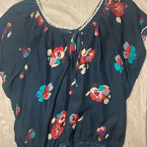 Floral blouse from American Eagle.